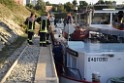 Havarie Wassereinbruch Motorraum beim Schiff Koeln Niehl Niehler Hafen P070